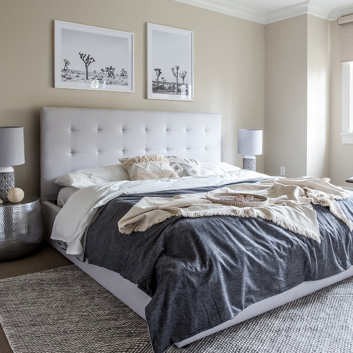 JUNO BED COLLECTION, HORIZON GREY