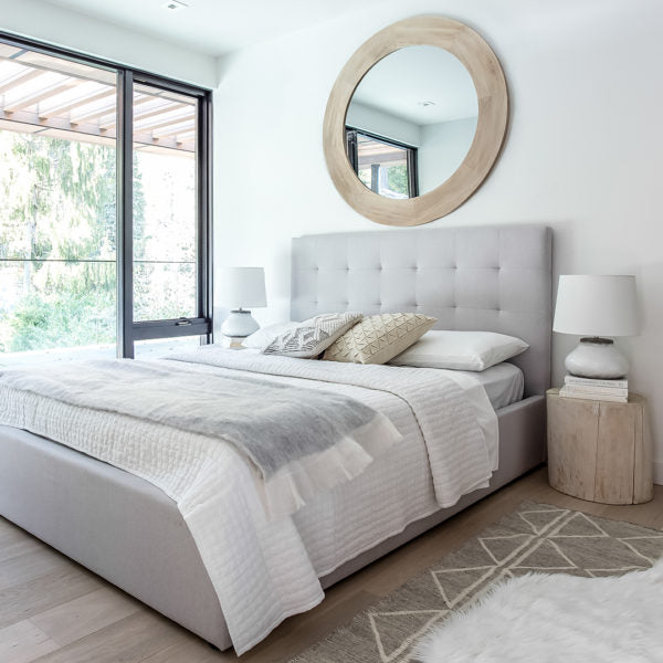 JUNO BED COLLECTION, HORIZON GREY