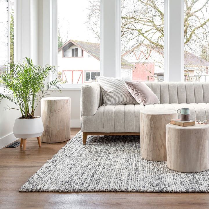 NOVA STUMP, WHITE WASH, 21"