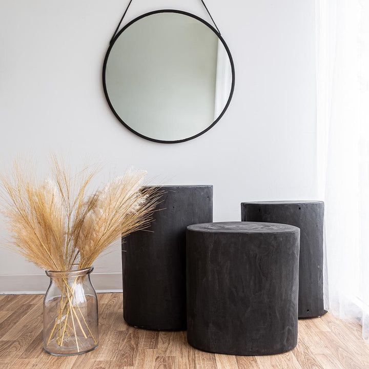 NOVA ROUND STUMP, BLACK