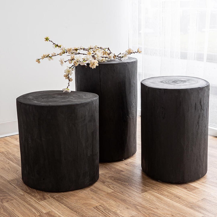 NOVA ROUND STUMP, BLACK