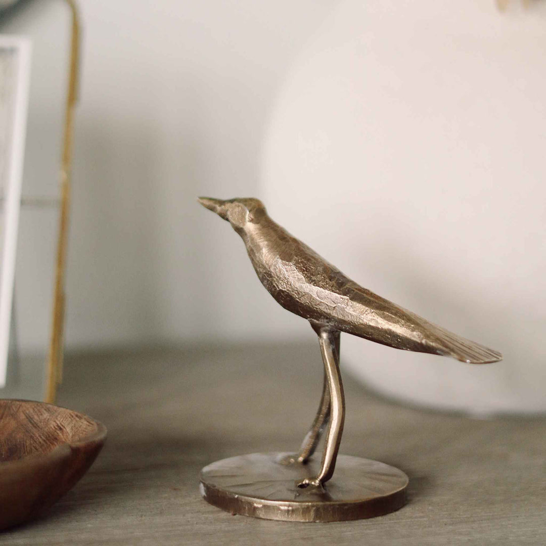 GOLDEN EGRET STATUETTE