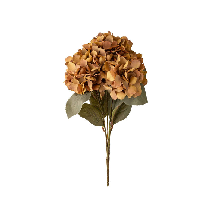 HYDRANGEA SPRAY, BURNT ORANGE