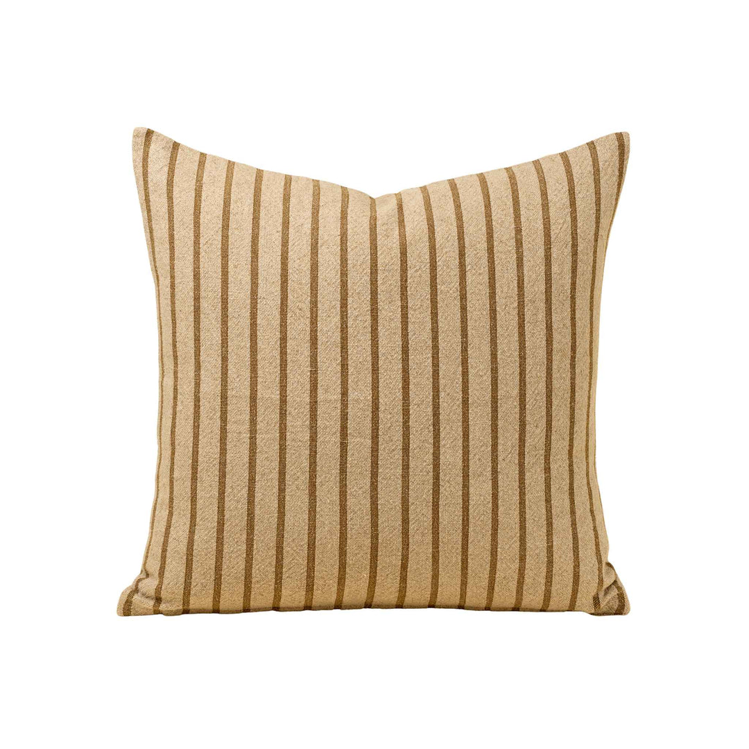 SILAS STRIPE PILLOW, OCHRE