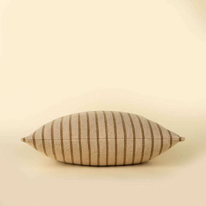 SILAS STRIPE PILLOW, OCHRE