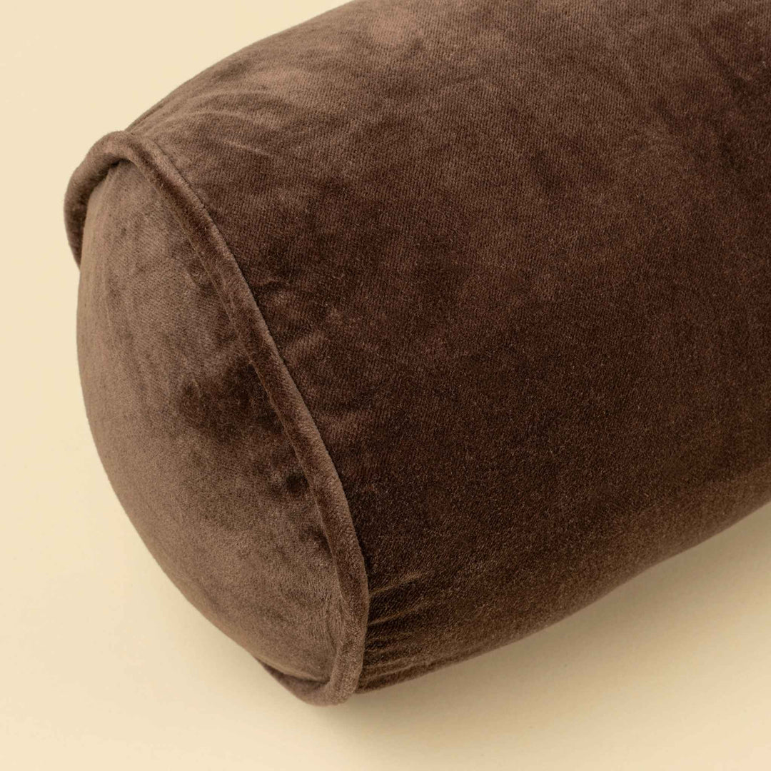 VERA VELVET LONG BOLSTER, CLOVE