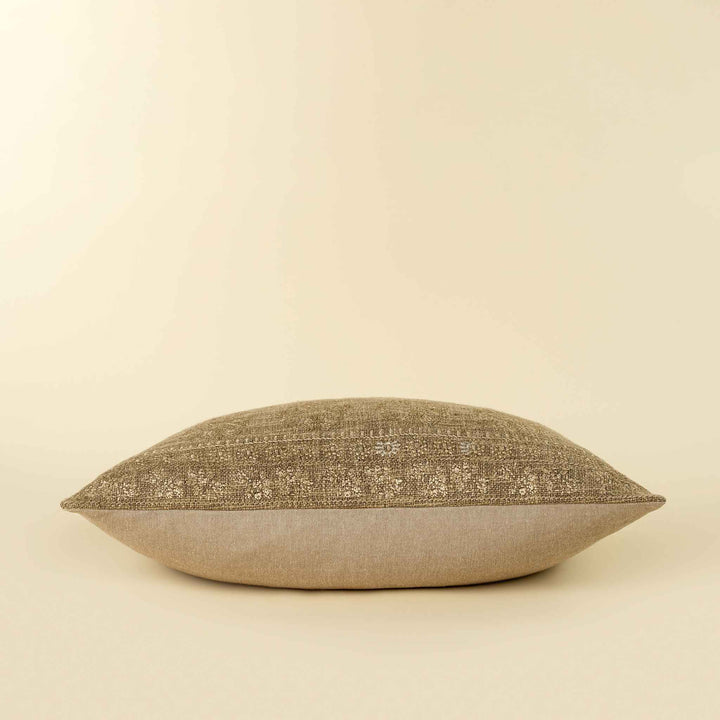 NINA EMBROIDERED PILLOW, SAGE