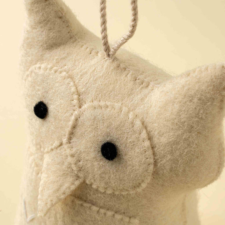 BARN OWL FELT DOORSTOP