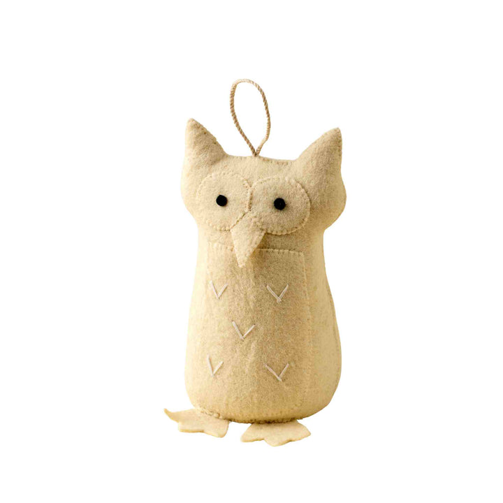 BARN OWL FELT DOORSTOP