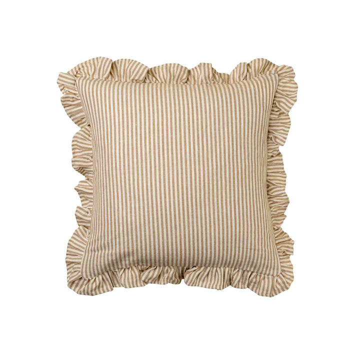 RUFFLE THIN STRIPE PILLOW