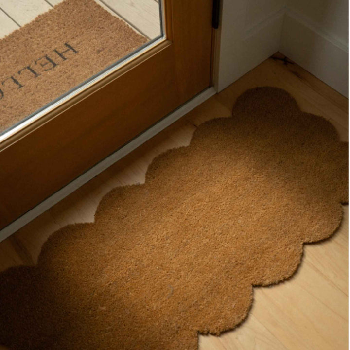 SCALLOPED DOORMAT