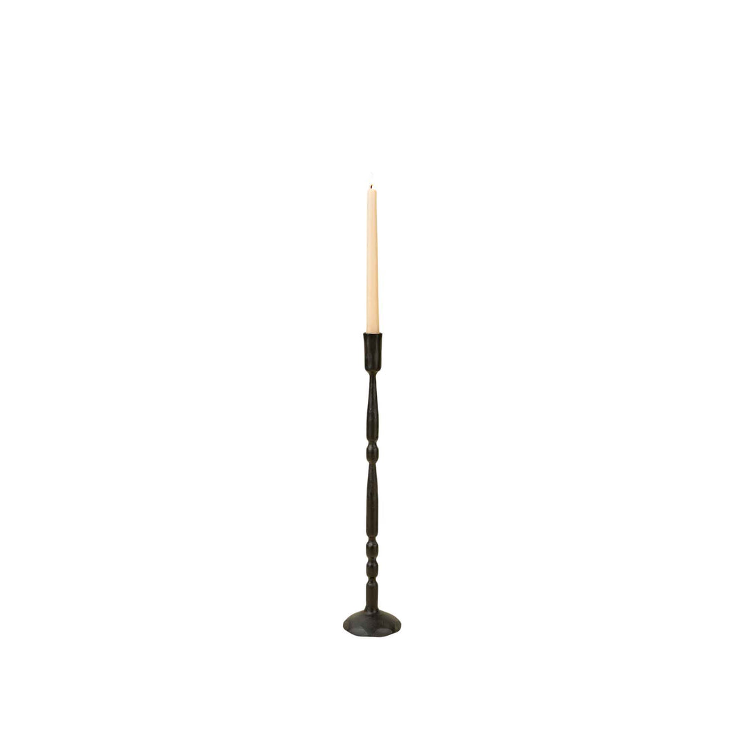 NOVA FORGED CANDLESTICK, BLACK