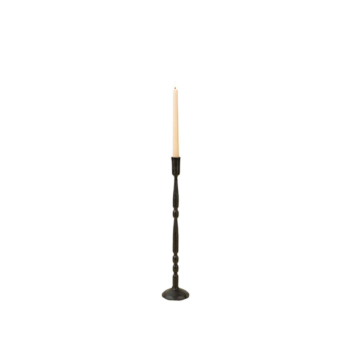 NOVA FORGED CANDLESTICK, BLACK