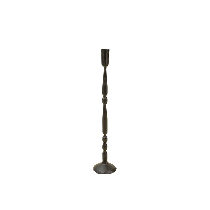 NOVA FORGED CANDLESTICK, BLACK