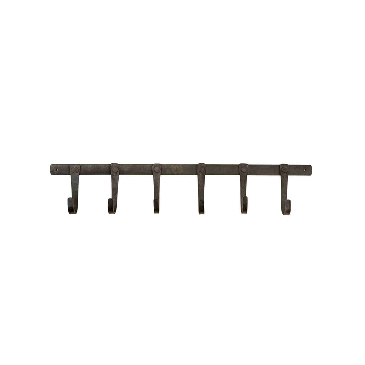 FORGED IRON WALL HOOK, 6 HOOKS