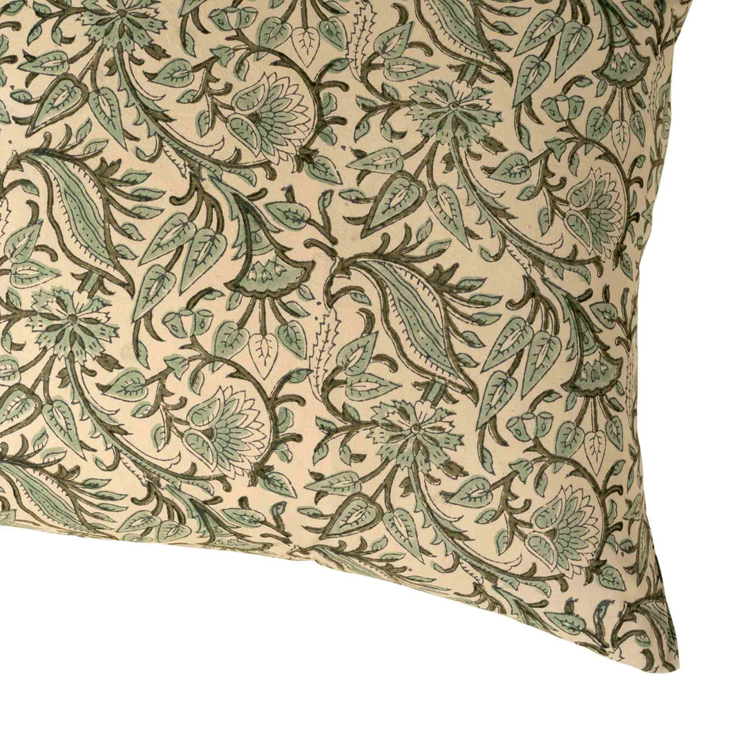 RIVER BLOCK PRINT PILLOW