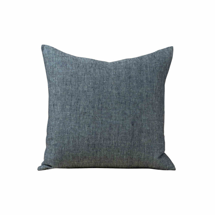 LINEN CHAMBRAY PILLOW, DENIM