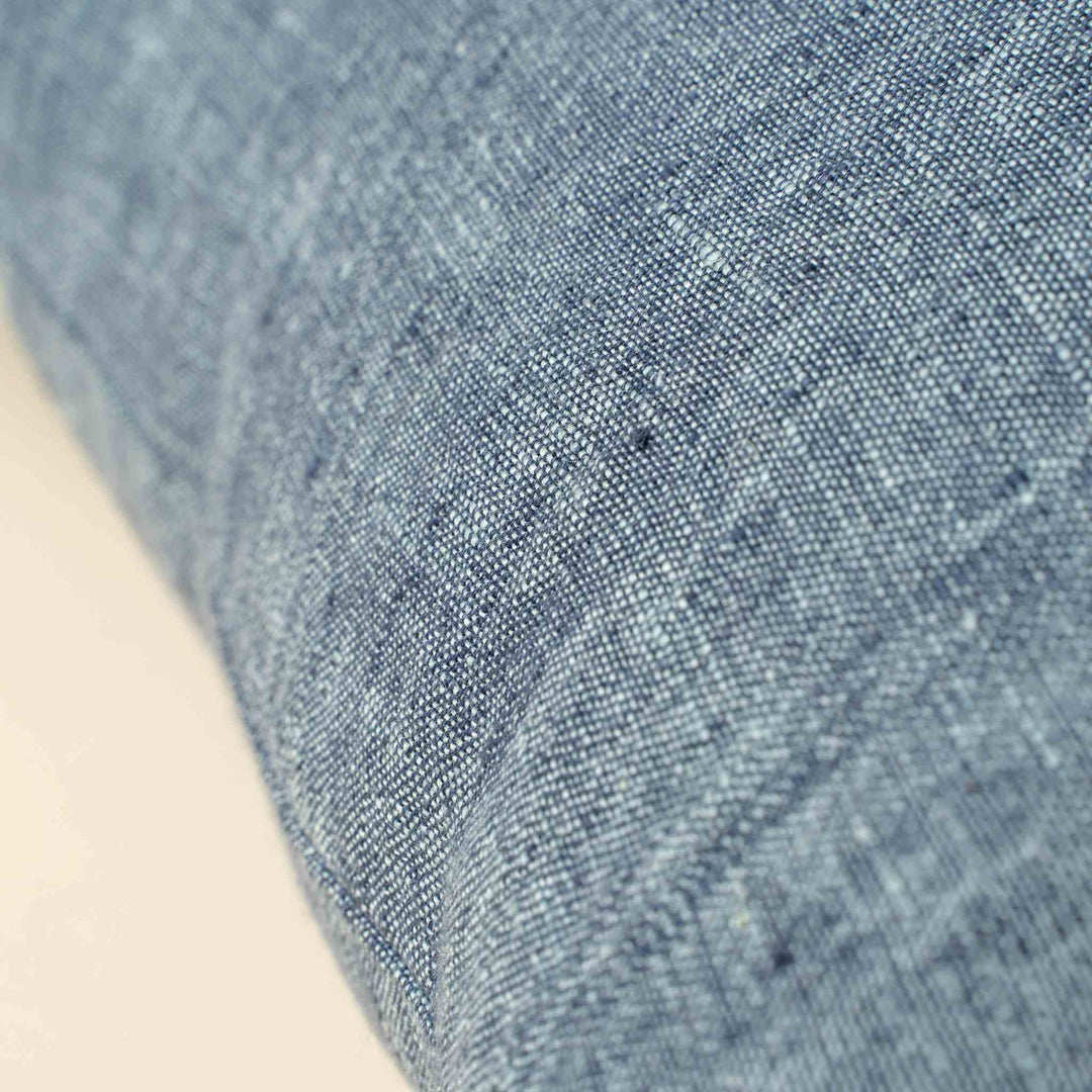 LINEN CHAMBRAY PILLOW, DENIM