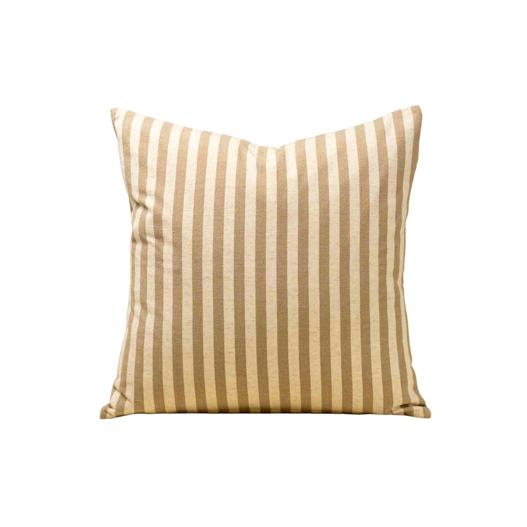NARROW STRIPE PILLOW, SAND