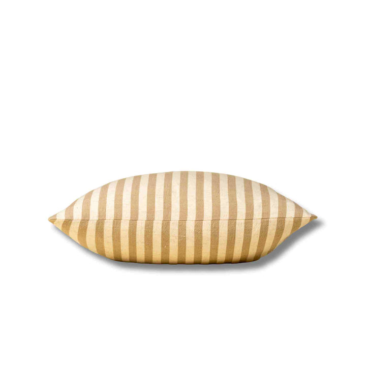 NARROW STRIPE PILLOW, SAND