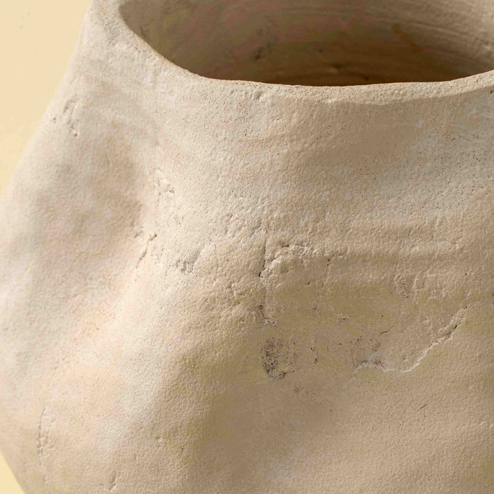 DENTED TERRACOTTA VASE