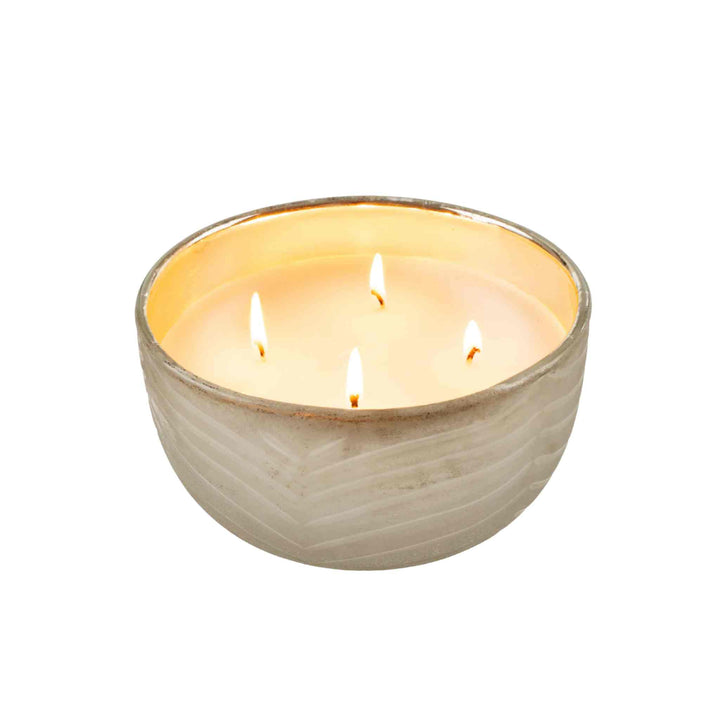 SILVER LEAF CANDLE, AMBER SPRUCE