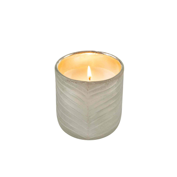 SILVER LEAF CANDLE, AMBER SPRUCE