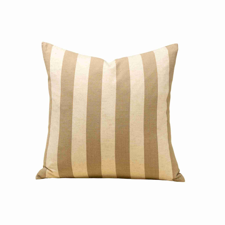 WIDE STRIPE PILLOW, SAND