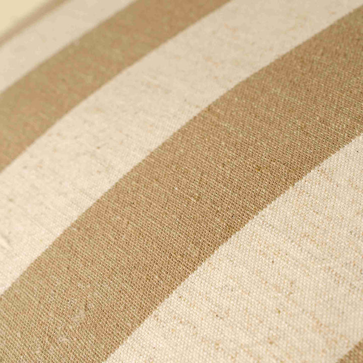 WIDE STRIPE PILLOW, SAND