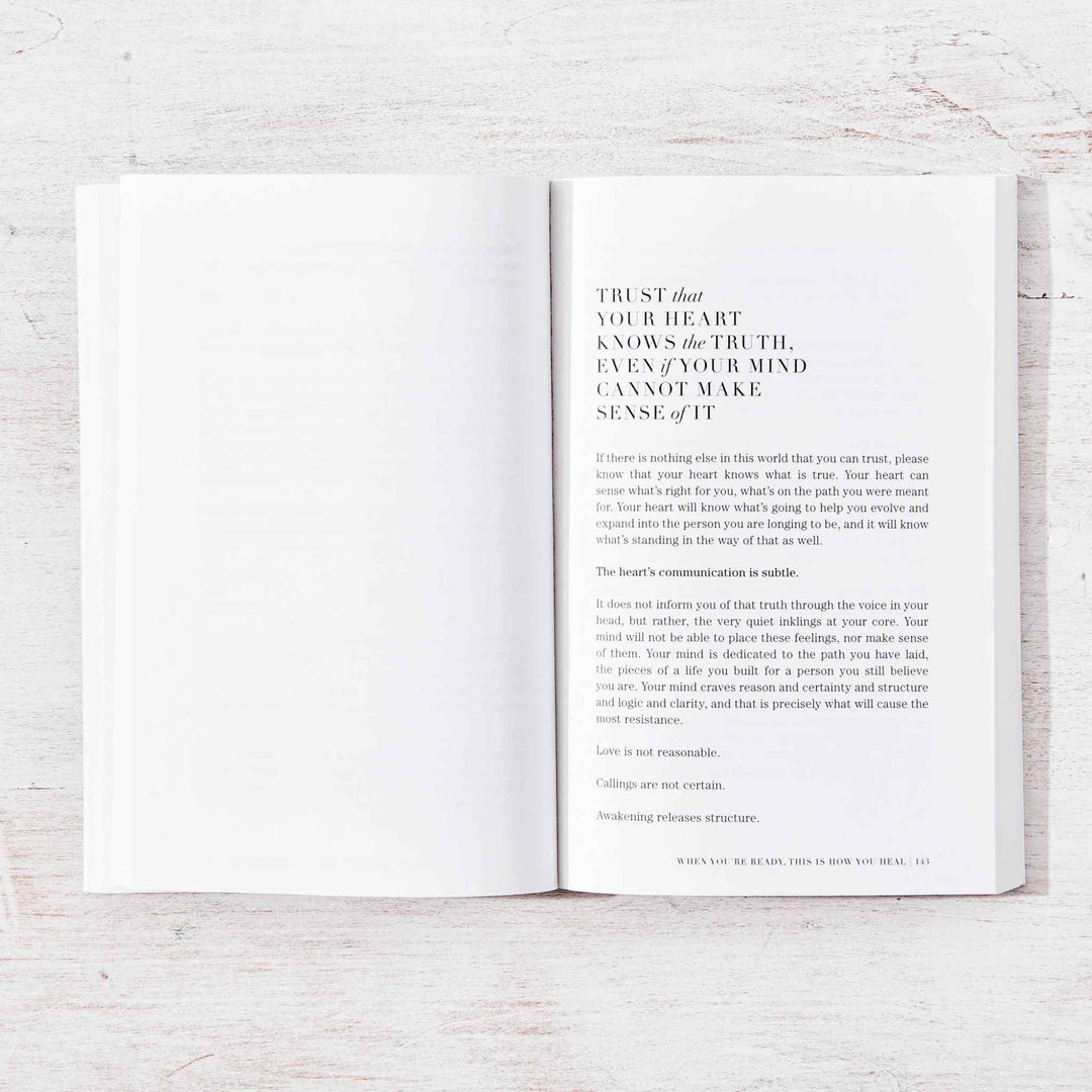 WHEN YOU`RE READY, THIS IS HOW YOU HEAL,BOOK