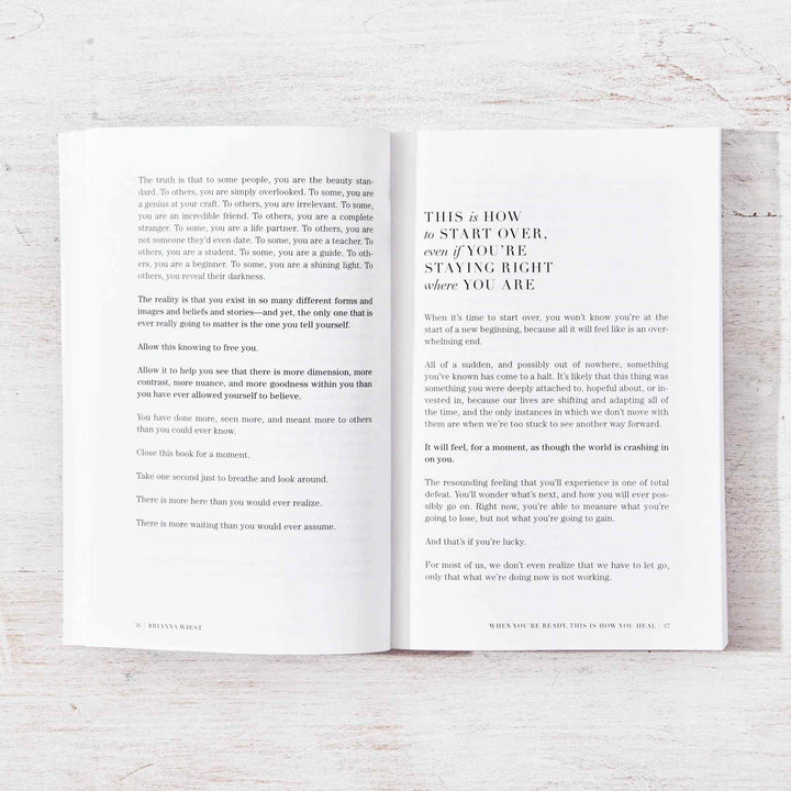 WHEN YOU`RE READY, THIS IS HOW YOU HEAL,BOOK