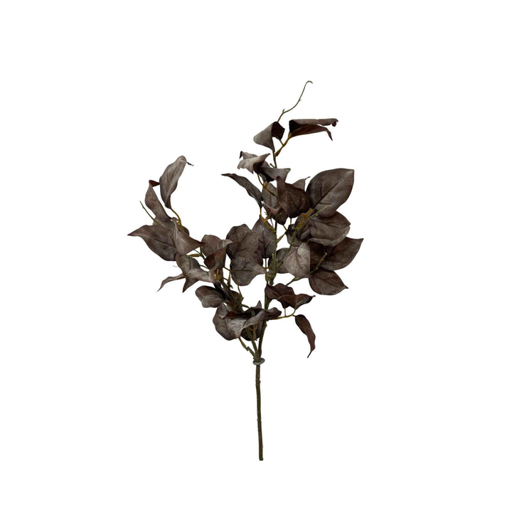 DRIED LEAF SPRAY, BURGUNDY