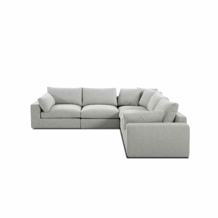 MODULAR TUZI SECTIONAL, OAT TWEED