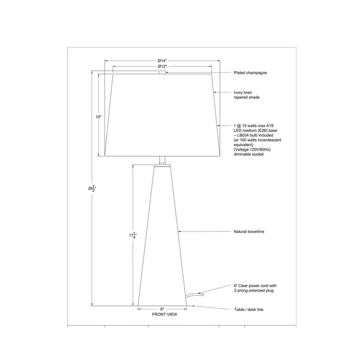 MYRA TABLE LAMP