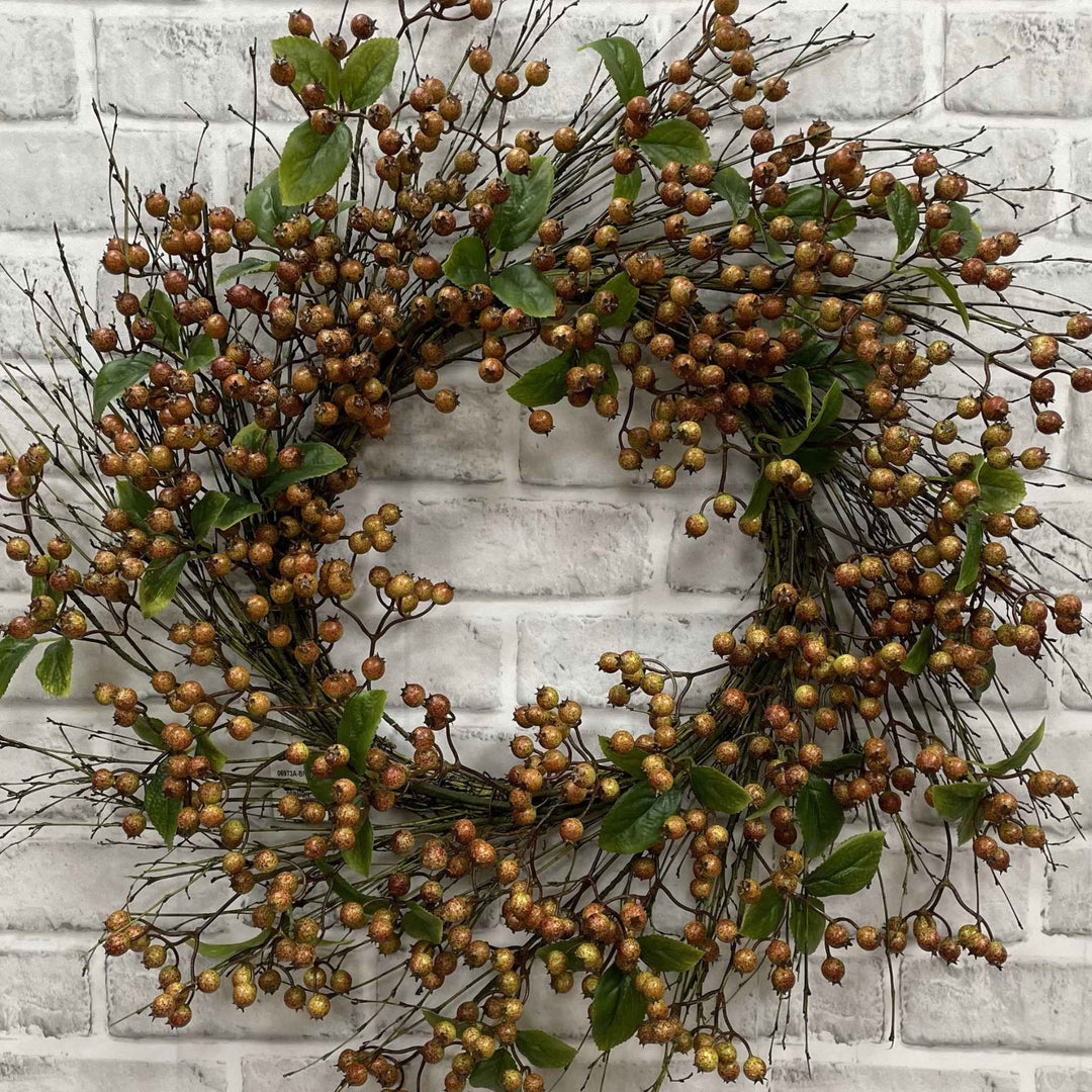 BERRY WREATH, 24"