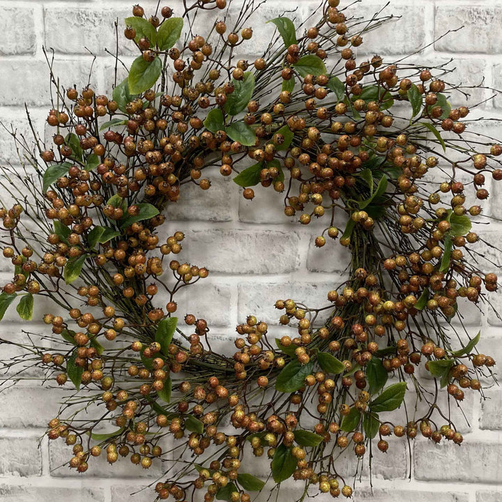 BERRY WREATH, 24"
