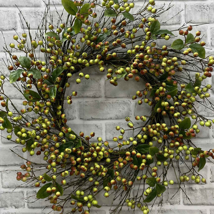 BERRY WREATH, 24"
