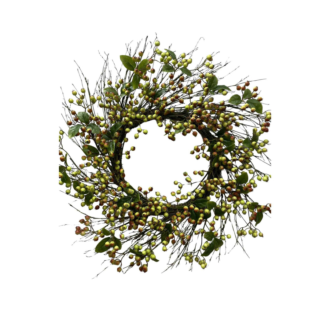BERRY WREATH, 24"