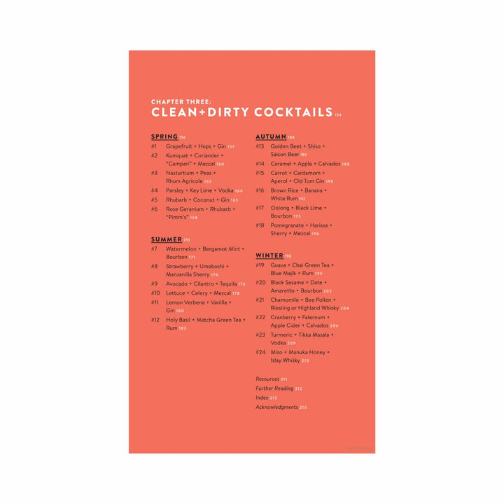 CLEAN+ DIRTY DRINKING, BOOK