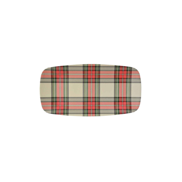 PLAID MELAMINE TRAY