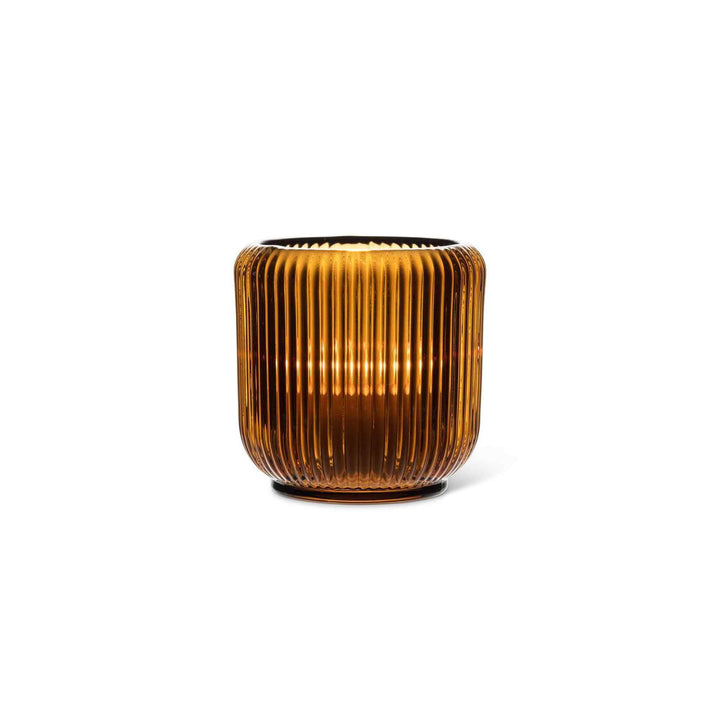 RIBBED VOTIVE AMBER