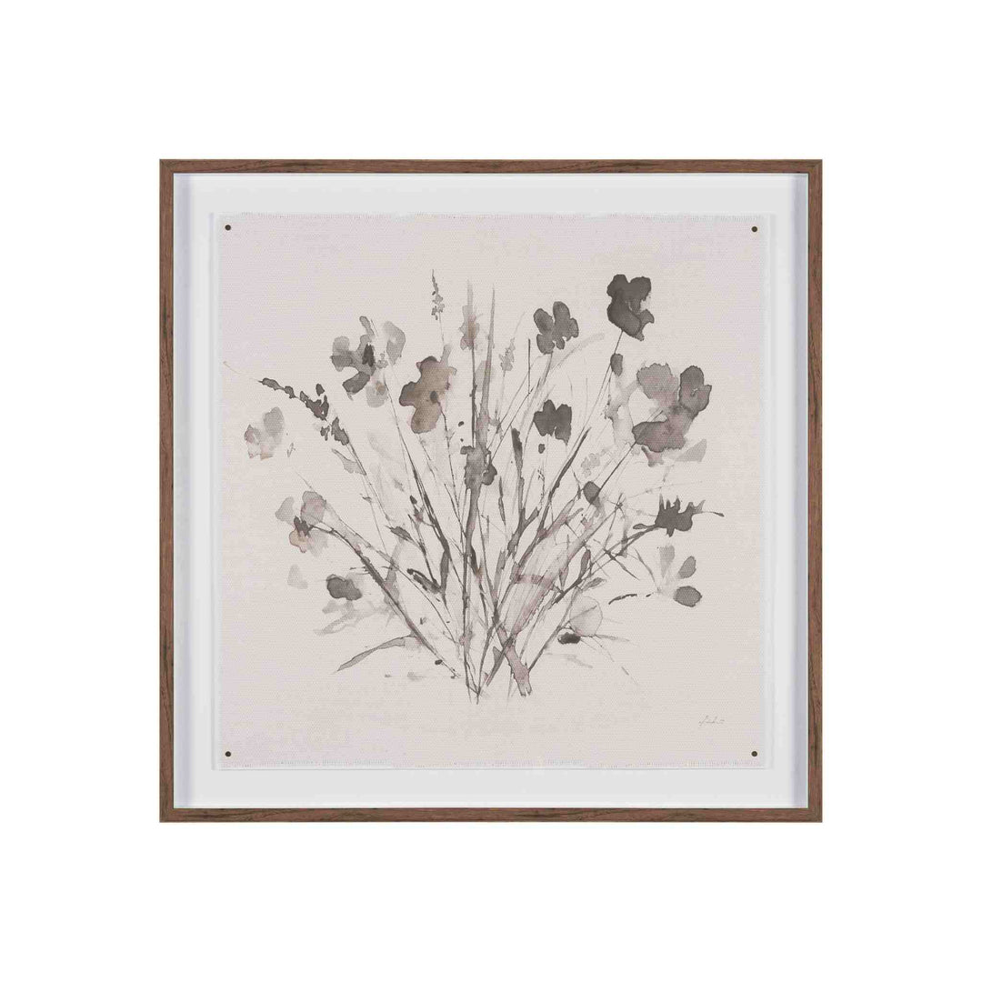 FLORAL IMPRESSIONS, FRAMED ART