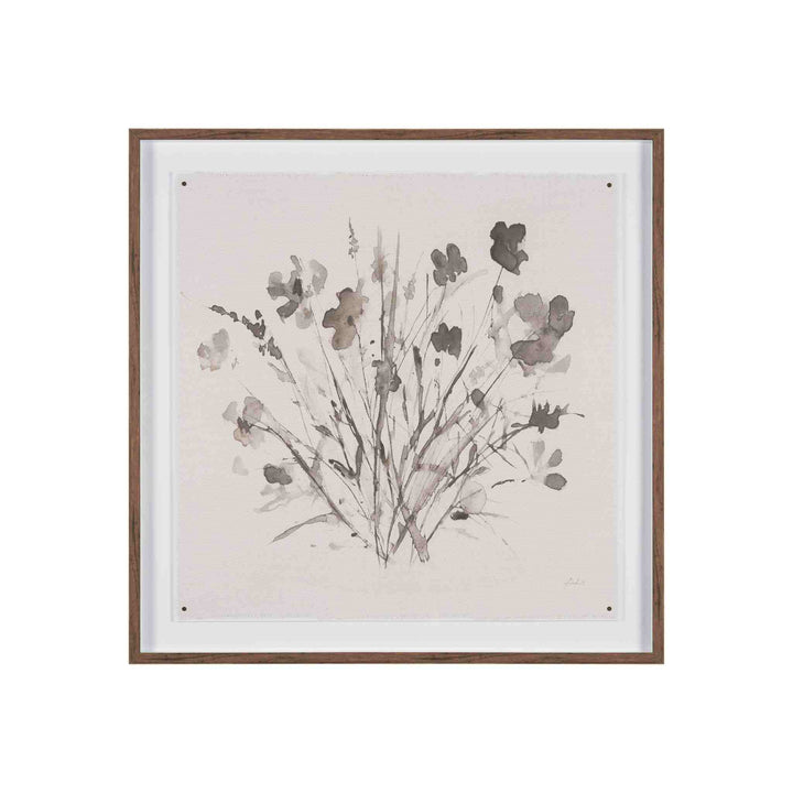FLORAL IMPRESSIONS, FRAMED ART