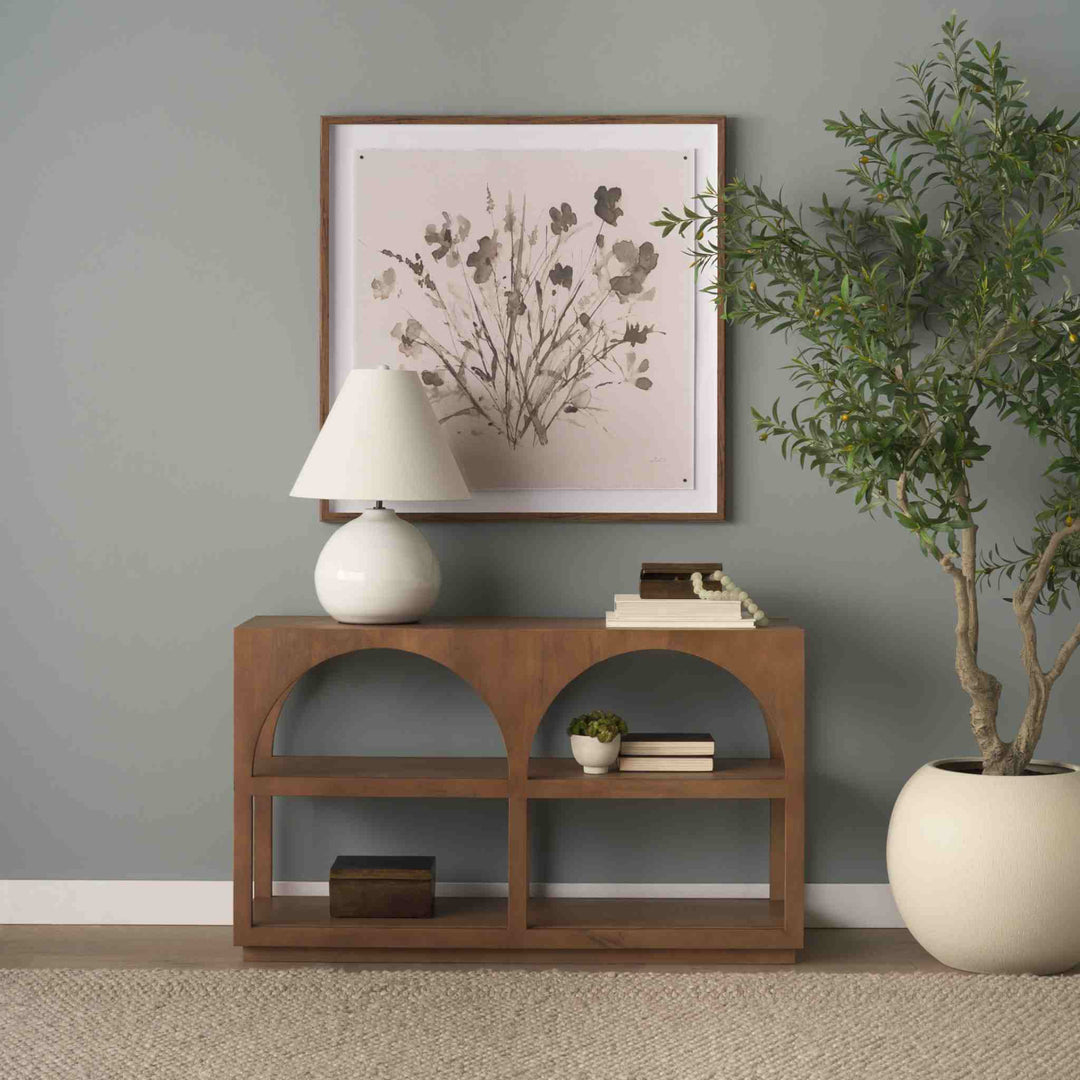 FLORAL IMPRESSIONS, FRAMED ART