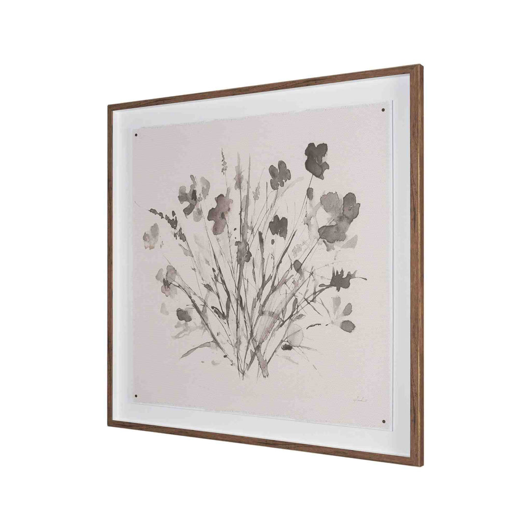 FLORAL IMPRESSIONS, FRAMED ART