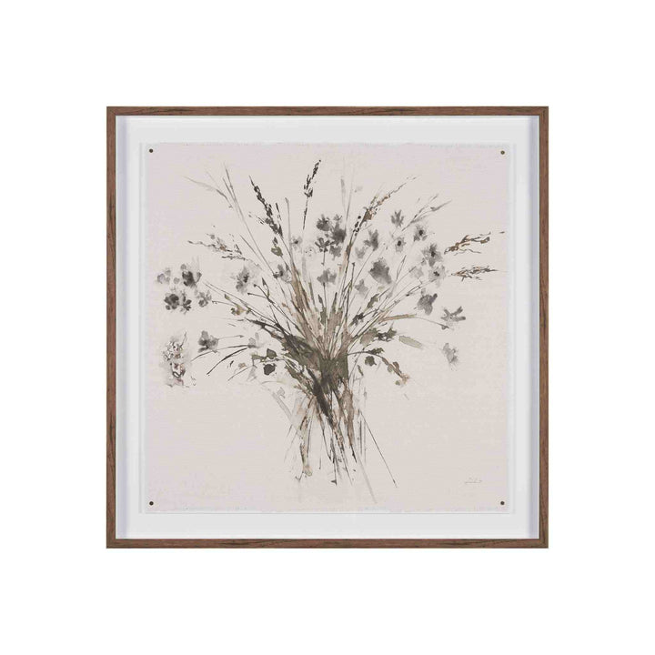 FLORAL IMPRESSIONS, FRAMED ART