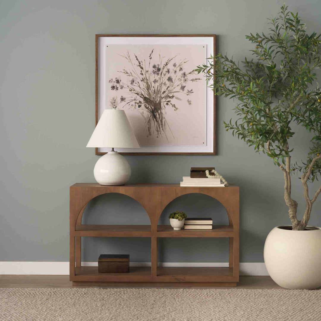FLORAL IMPRESSIONS, FRAMED ART