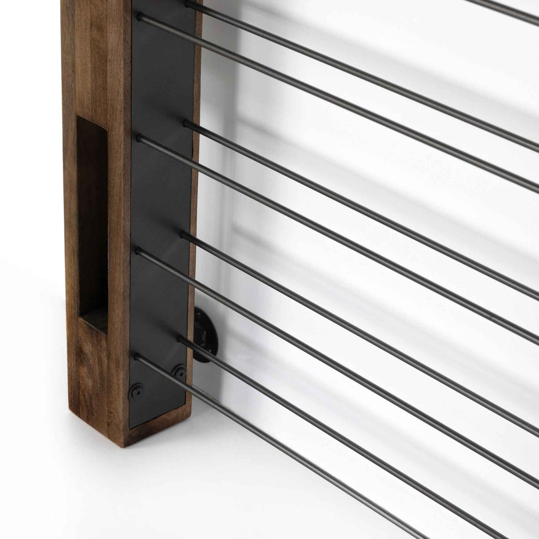 ORTEGA WINE RACK, SMOKED MANGO