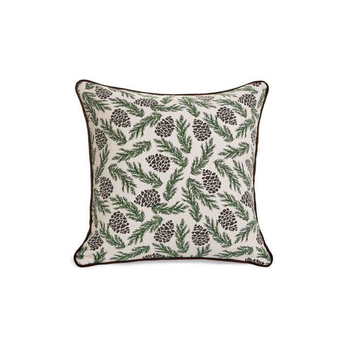 PINE CONE PRINT CUSHION