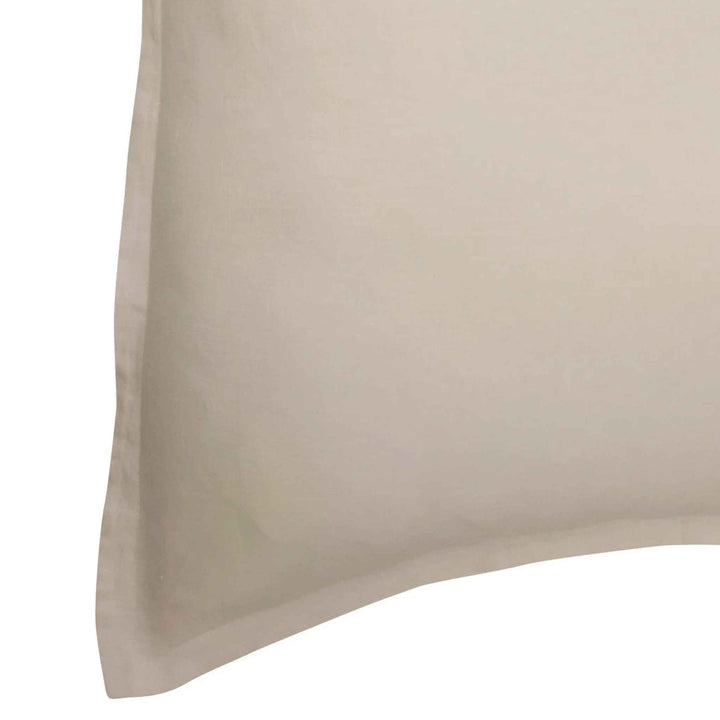 LINEN EUROPEAN SHAM, NATURAL